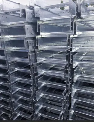 HDG cable trays at the Superfab facility – exported to UAE
