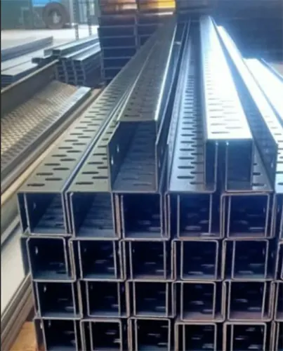 Mild steel cable trays – exported to Egypt